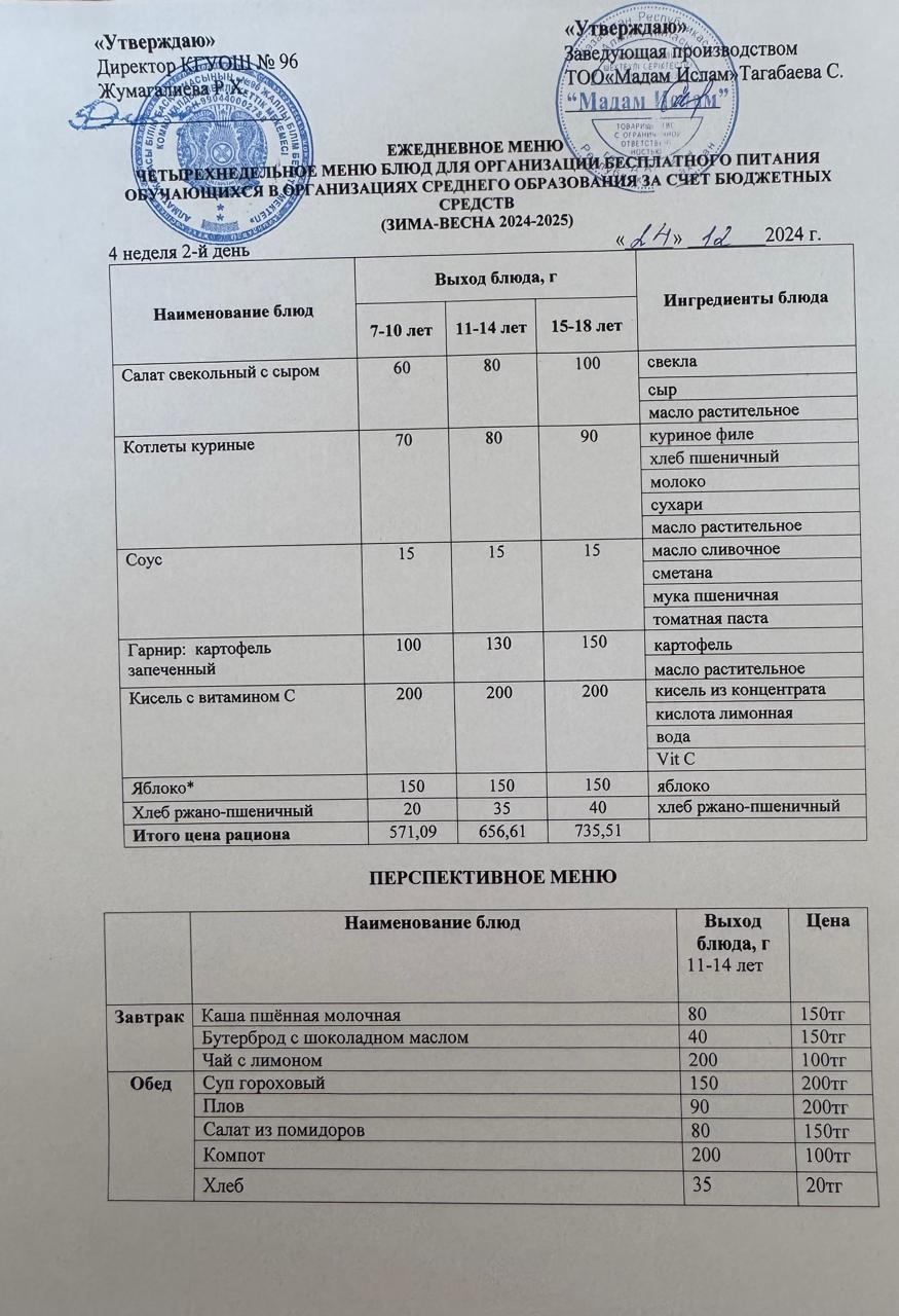 "Меню 24.12.2024"