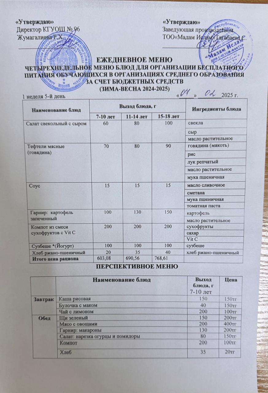 "Меню 07.02.2025"