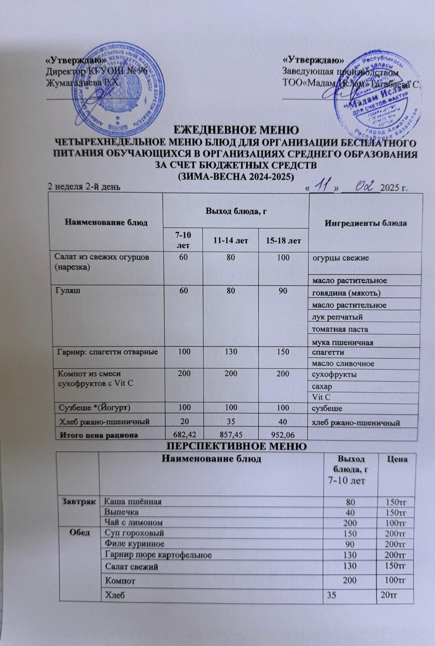 "Меню 11.02.2025"